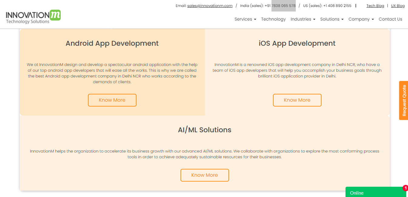 InnovationM Technology Solutions Image